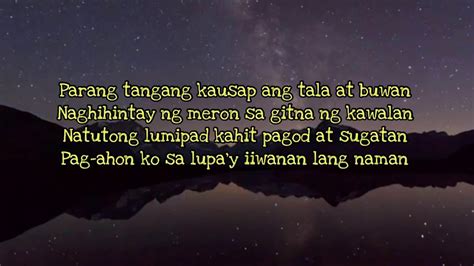 I Belong to the Zoo – Balang Araw Lyrics .